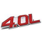 Chrome Fender Emblem Badge for 4.0 4.0L V6