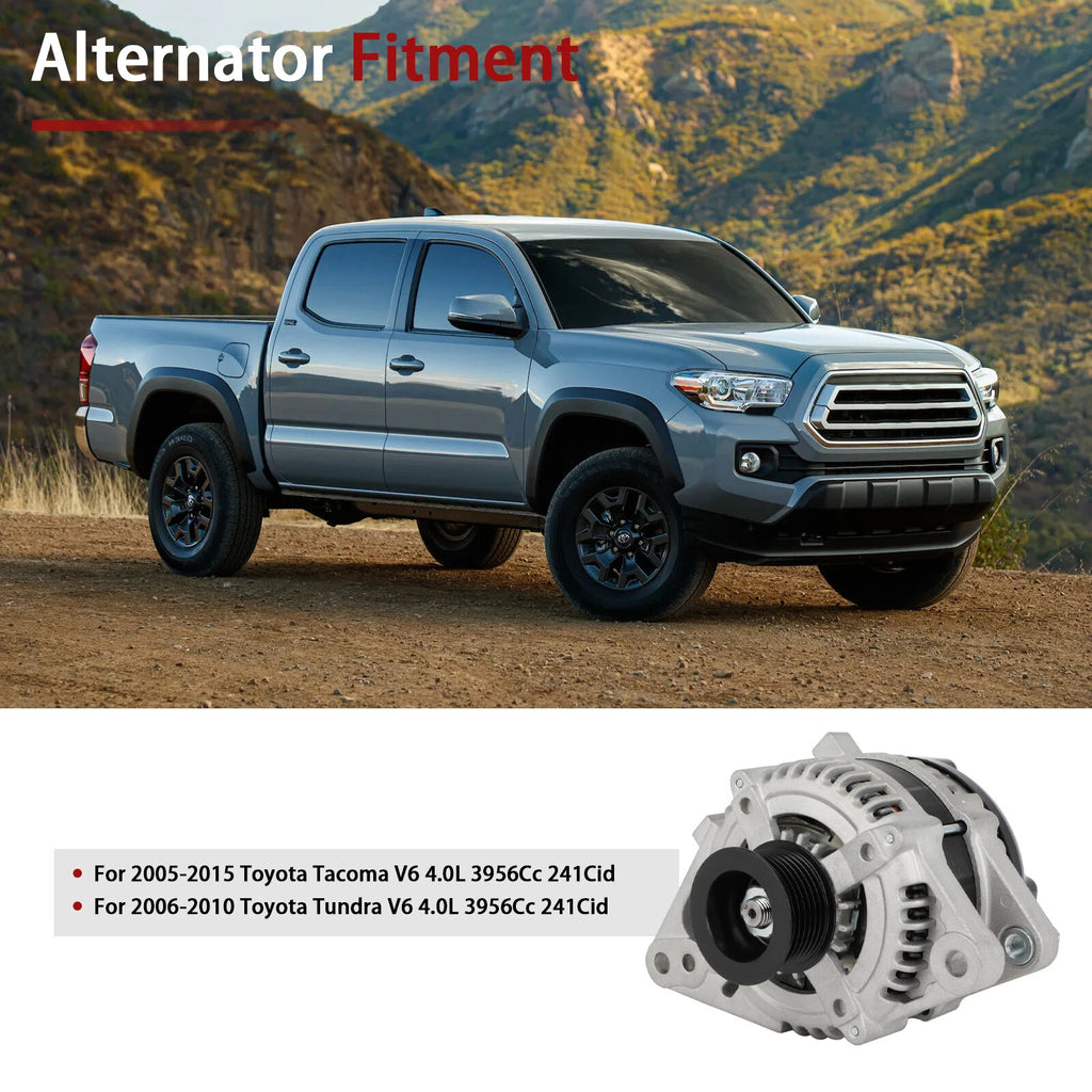 Alternator for Toyota Tacoma Tundra V6 4.0L (2005–2015)