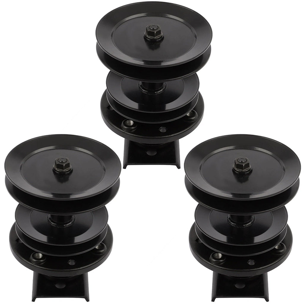 3PK Spindle Assy for AYP Husqvarna Poulan Craftsman (121704X, 121705X, 532121705)