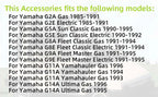 Ignition Coil & Spark Plug 2 x for Yamaha Gas Golf Cart G2/G5 (1985–1995)