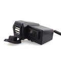 Dual USB Charger Socket with LED Voltmeter for BMW K1300R K1300S (2008–2016)
