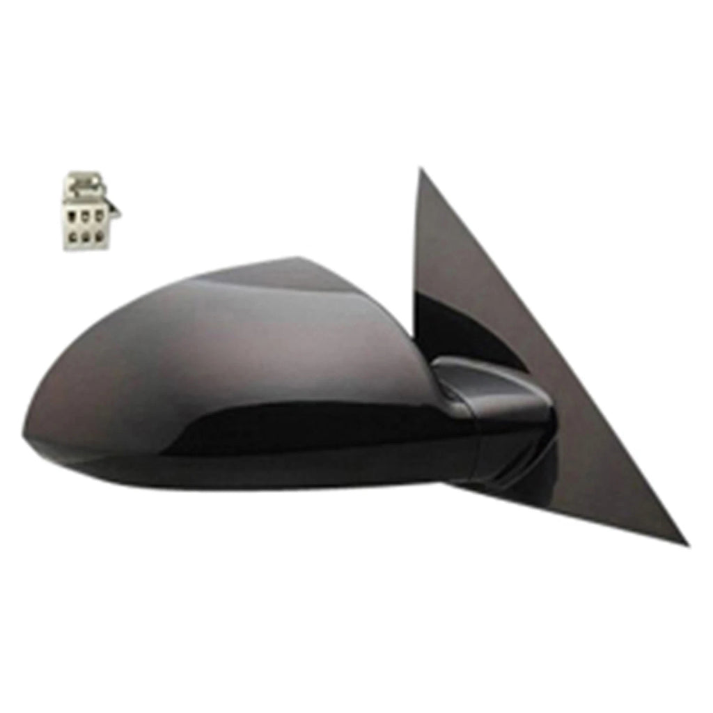 Replacement Ready to Paint/Textured Passenger Power Door Mirror w/o Heated Glass