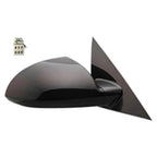 Replacement Ready to Paint/Textured Passenger Power Door Mirror w/o Heated Glass