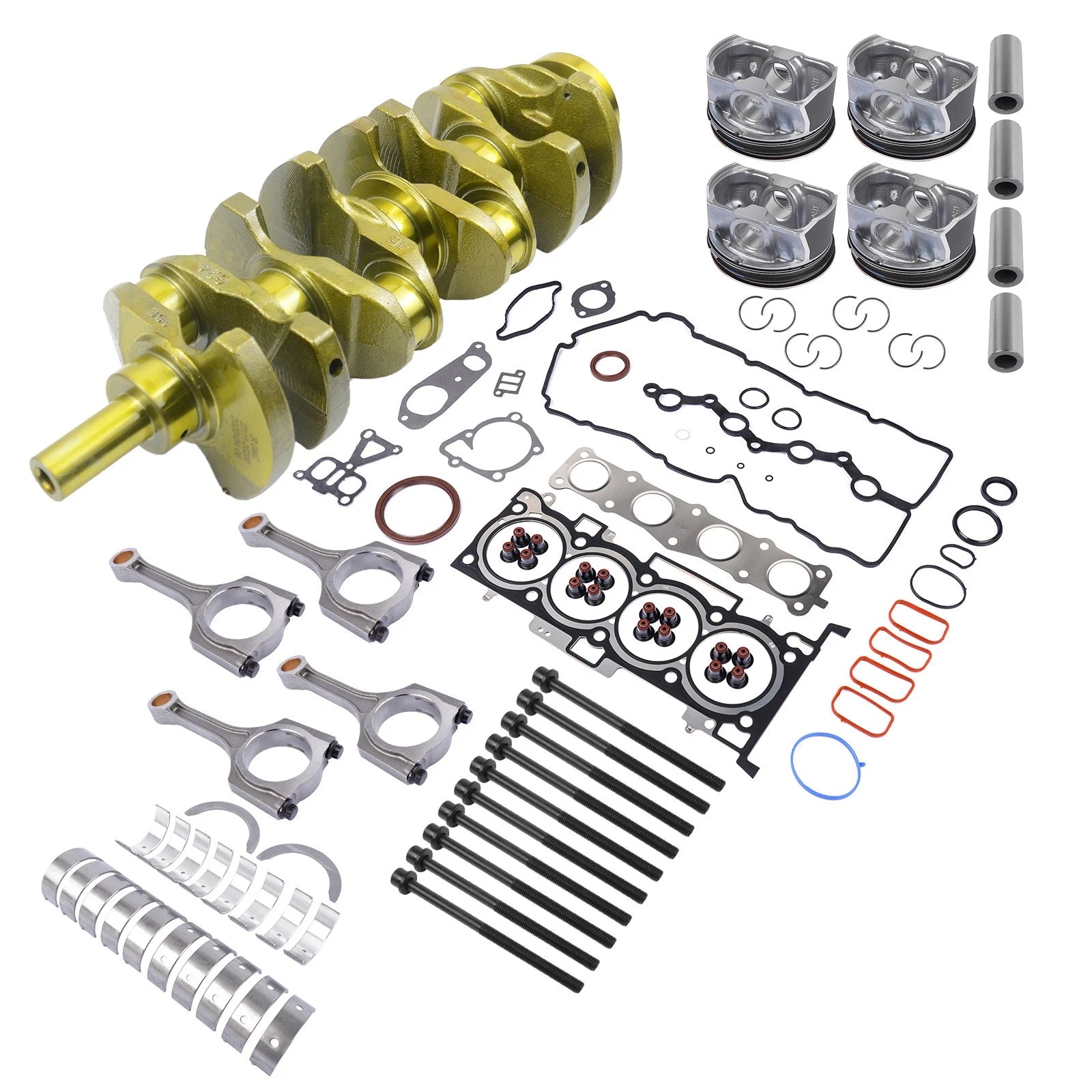 Engine Rebuild Overhaul Kit for Kia Sorento, Hyundai Santa Fe Sport (2013–2019)