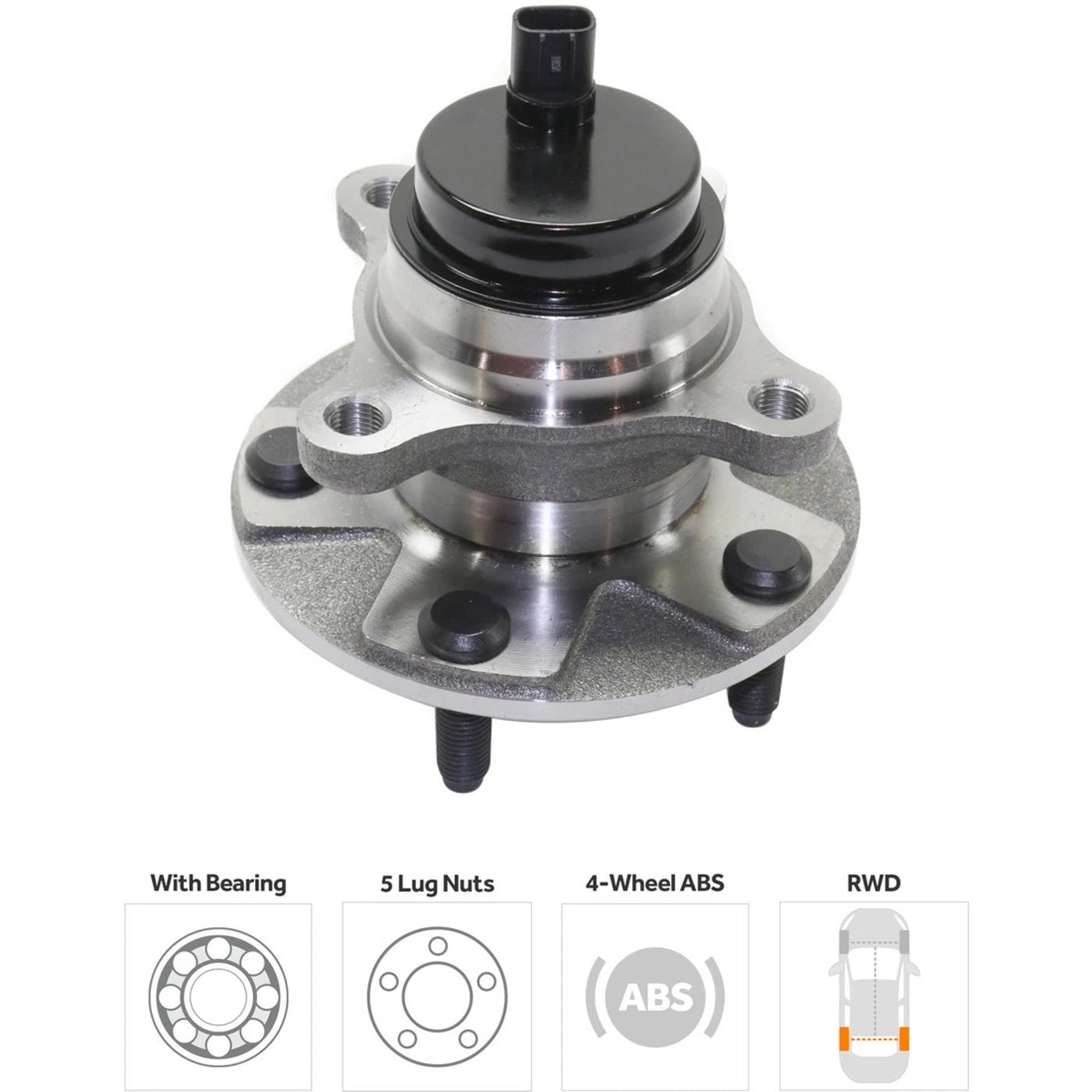 Set of 2 Wheel Hubs for Lexus IS250