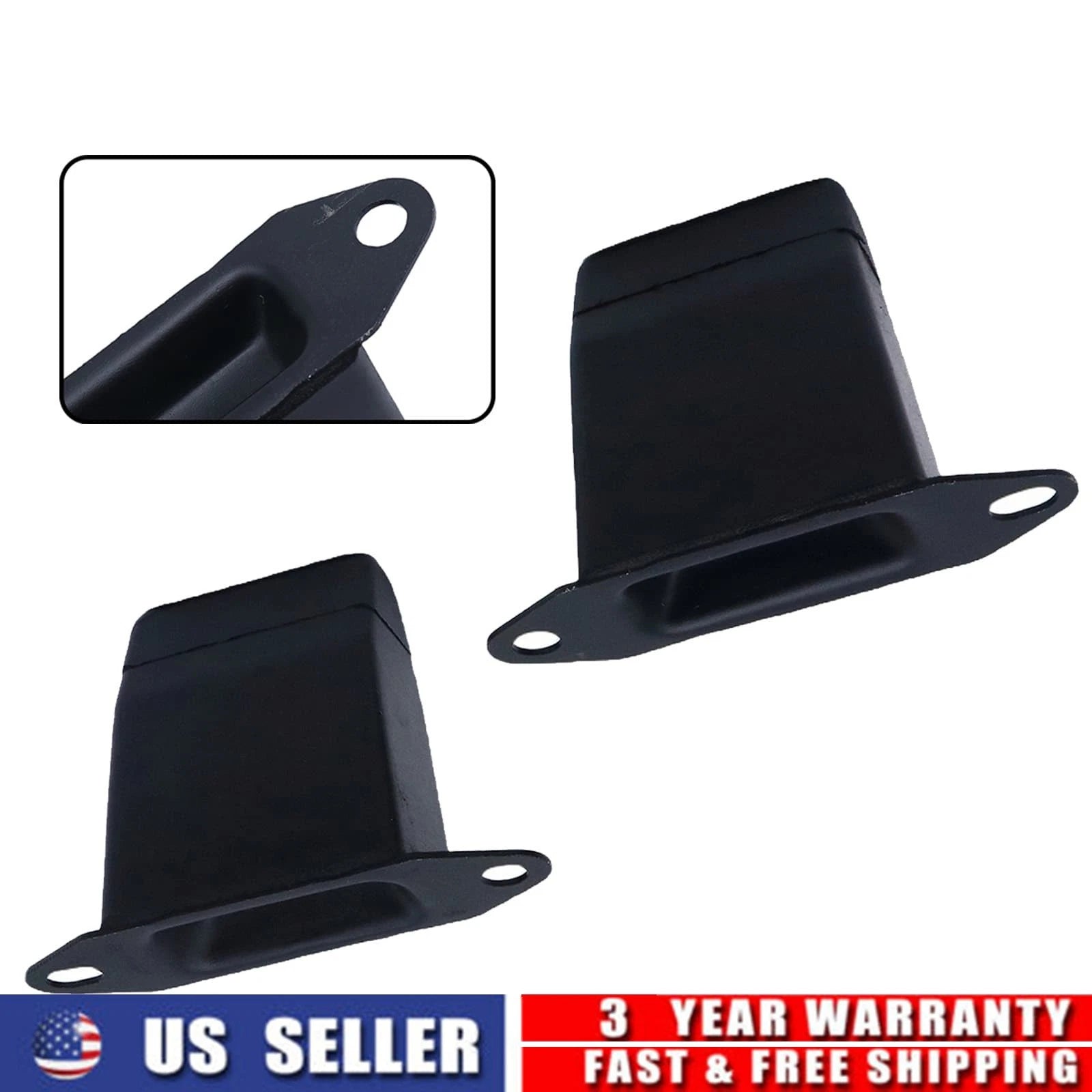 2pc Rear Suspension Bump Stop for Jeep Cherokee XJ (1984–1986) 4"
