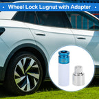 Set of 4 Wheel Lock Lug Nuts for VW (with Antitheft Removal Key)