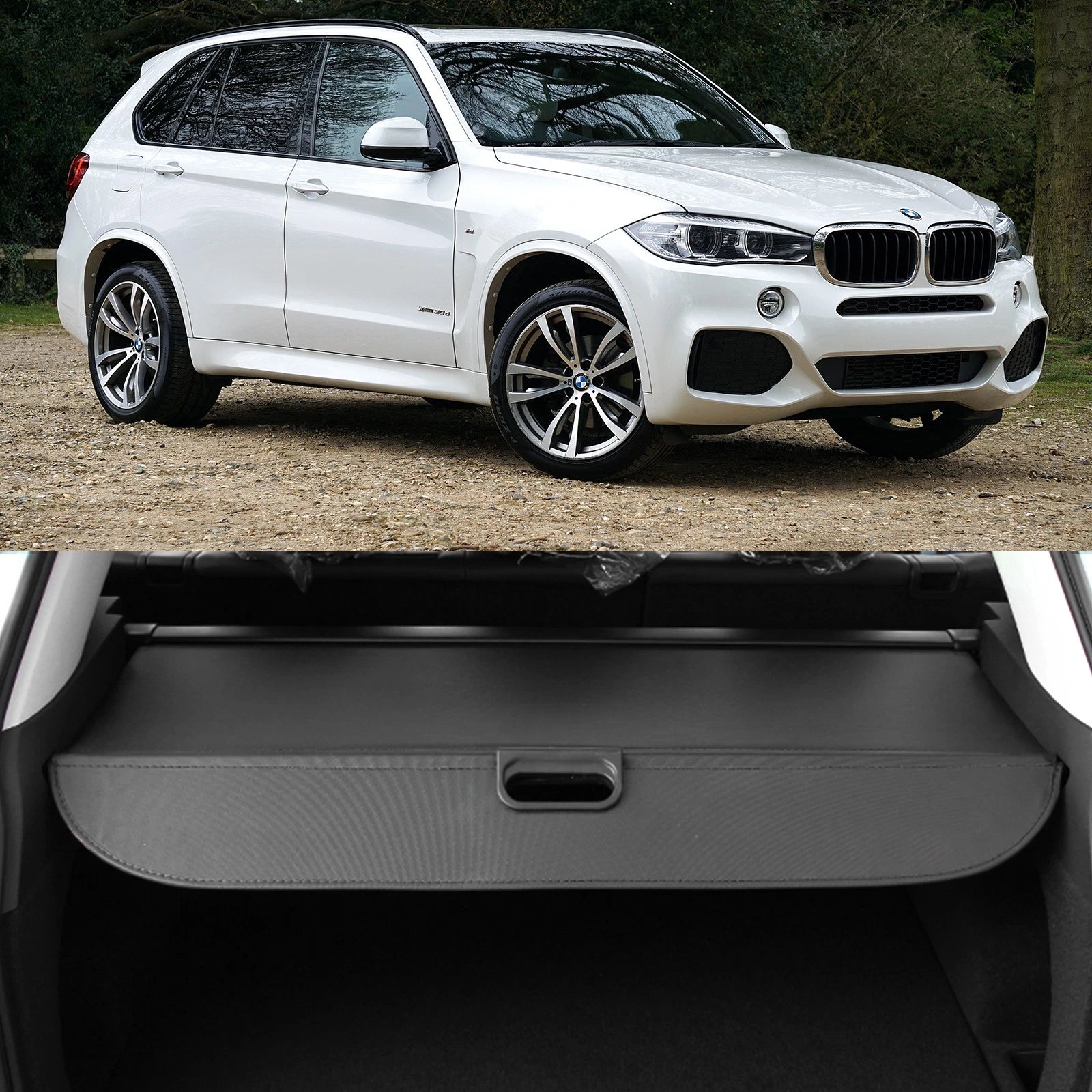 Cargo Cover for BMW X5 (2007-2018) Waterproof Trunk Shield