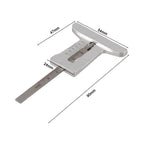 Tire Tread Depth Gauge Measuring Tool 0-50mm for All Vehicles