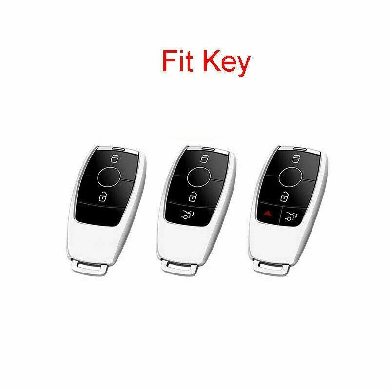 TPU Remote Key Fob Cover Case for Mercedes E-Class (2014-2024)
