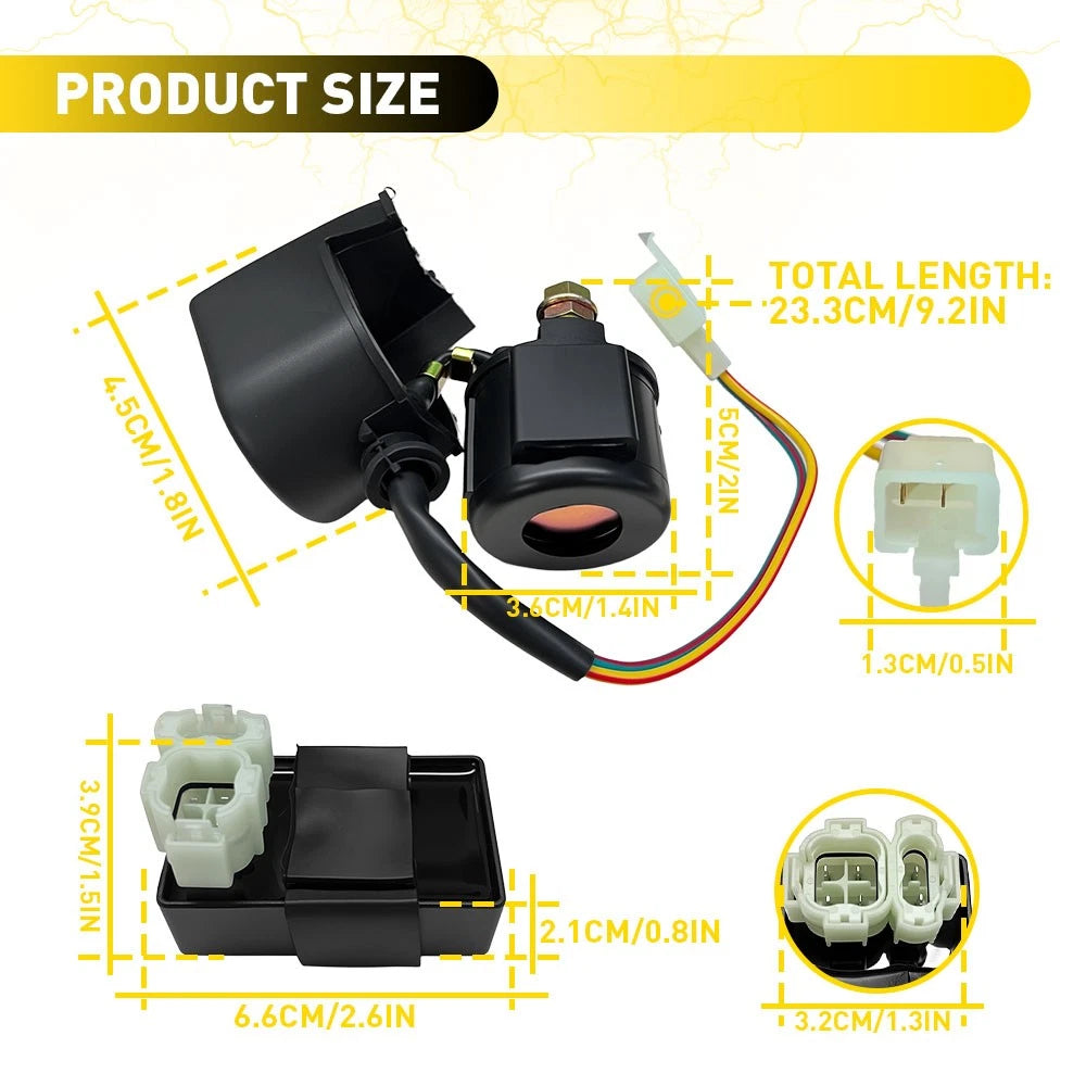 CDI Ignition Coil Voltage Regulator Kit for GY6 Scooter (50cc–150cc)