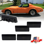 Set of 4 Smoked Lens Side Marker Lights for Chevy Corvette C3 (1974–1979)