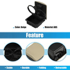 Center Console Cup Holder for Subaru Impreza (2005–2007) ABS Black Beige