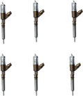 6 Pcs Fuel Injector 295-9130 10R-7672 for Caterpillar CAT C6 C6.4 320D 321D 323D
