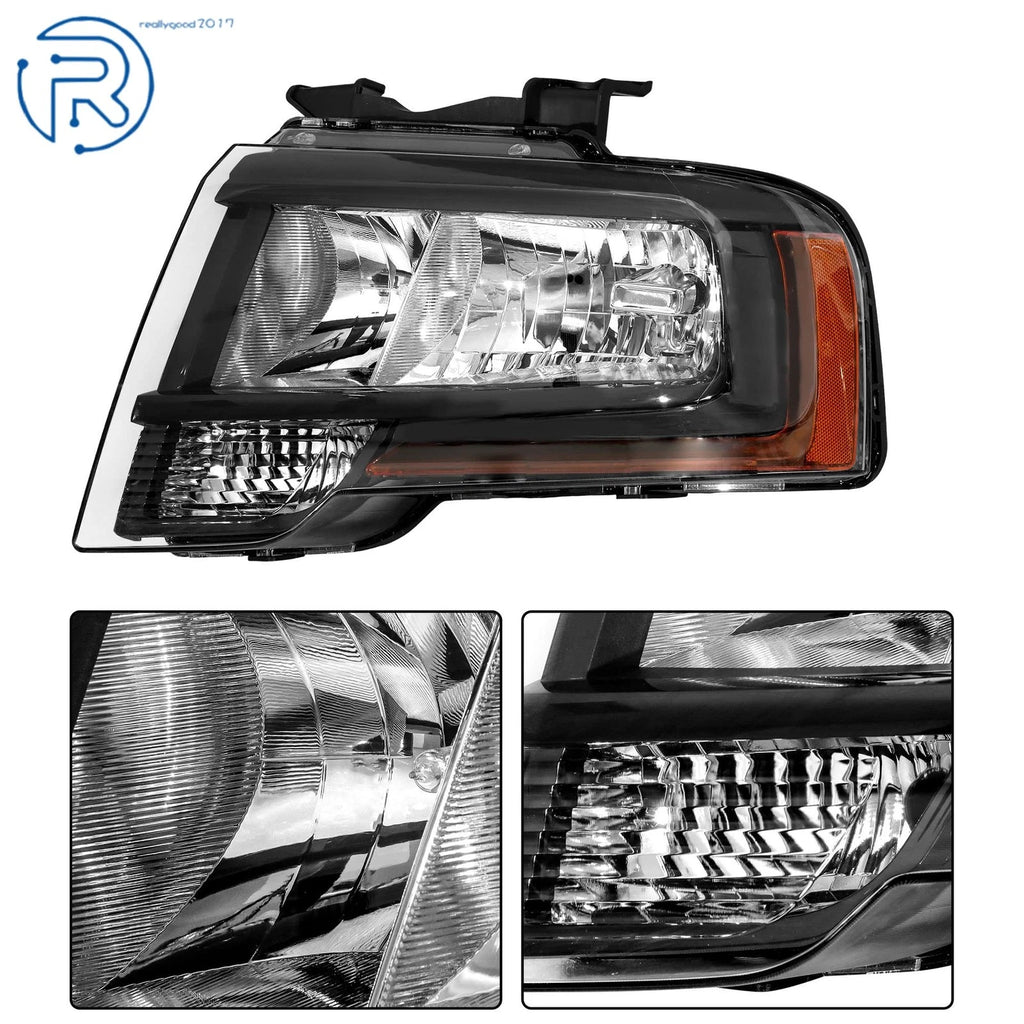 Halogen Headlights for Ford Expedition (2015-2017) Left Driver Side