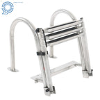 3 Step Stainless Steel Folding Ladder for Marine Pontoon Boat