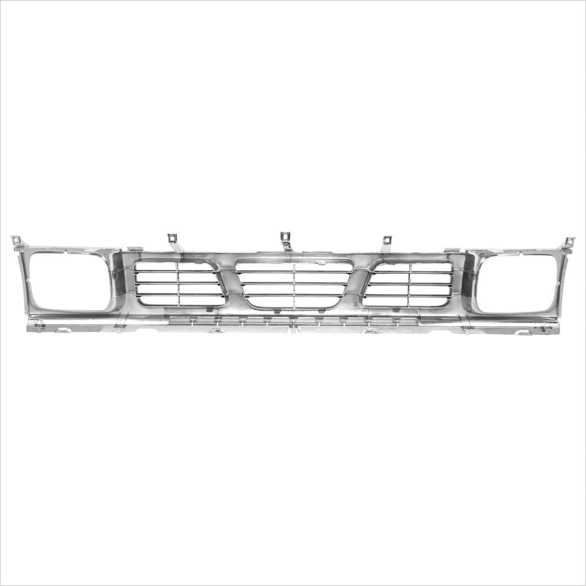 Chrome Front Bumper Grille Shell for Nissan D21/Pickup (1993–1997)
