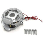 Chrome Left Engine Stator Cover with Blue LED for Honda CBR600RR (2003–2019)