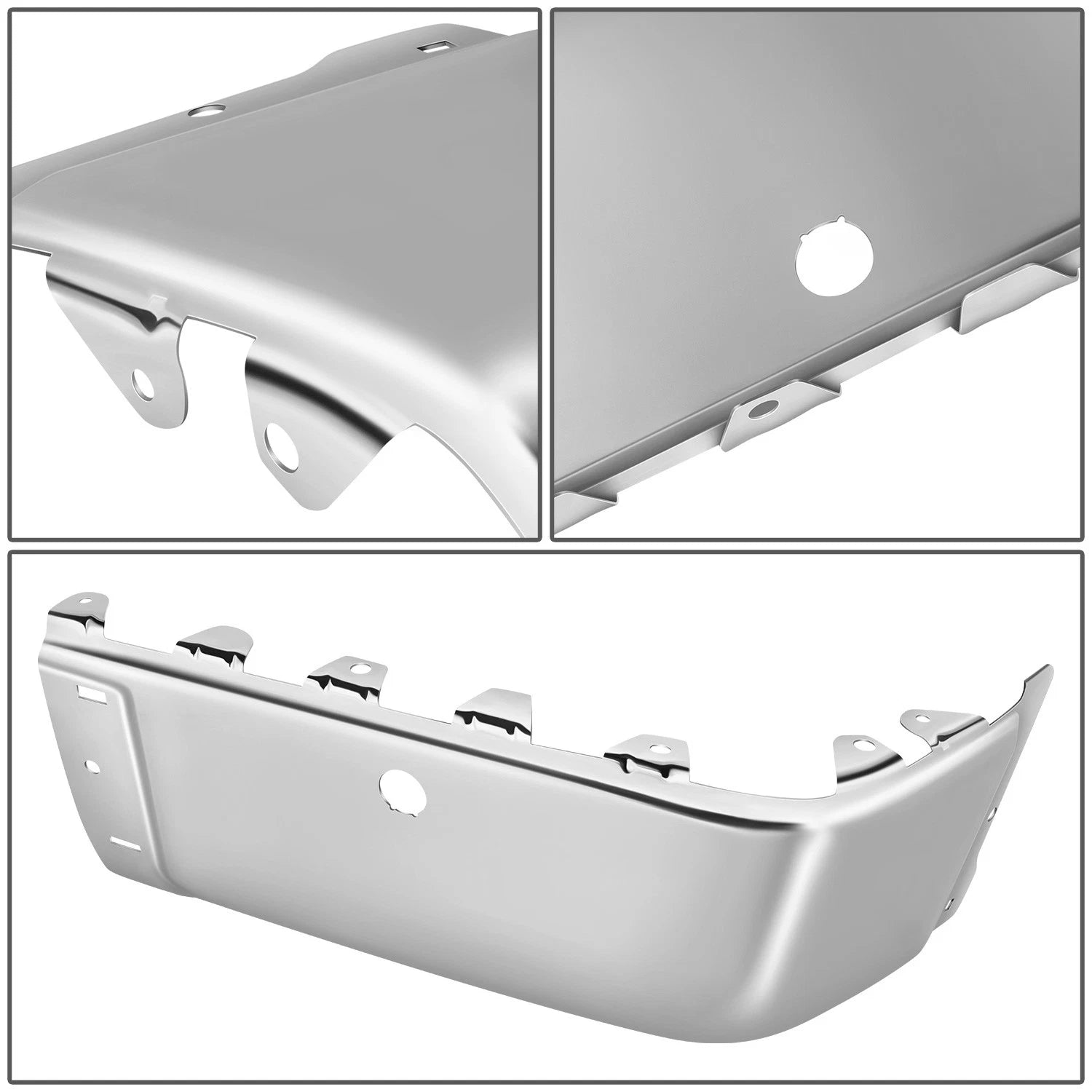 Rear Bumper End Cap for Silverado Sierra (2007–2014) w/ Parking Sensor Holes Right