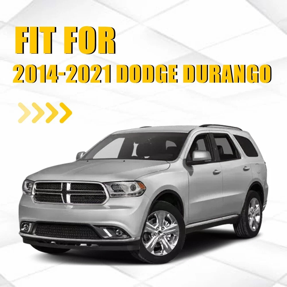 4X Smoke Tail Light Overlay Tint Vinyl Film for Dodge Durango (2014–2021)