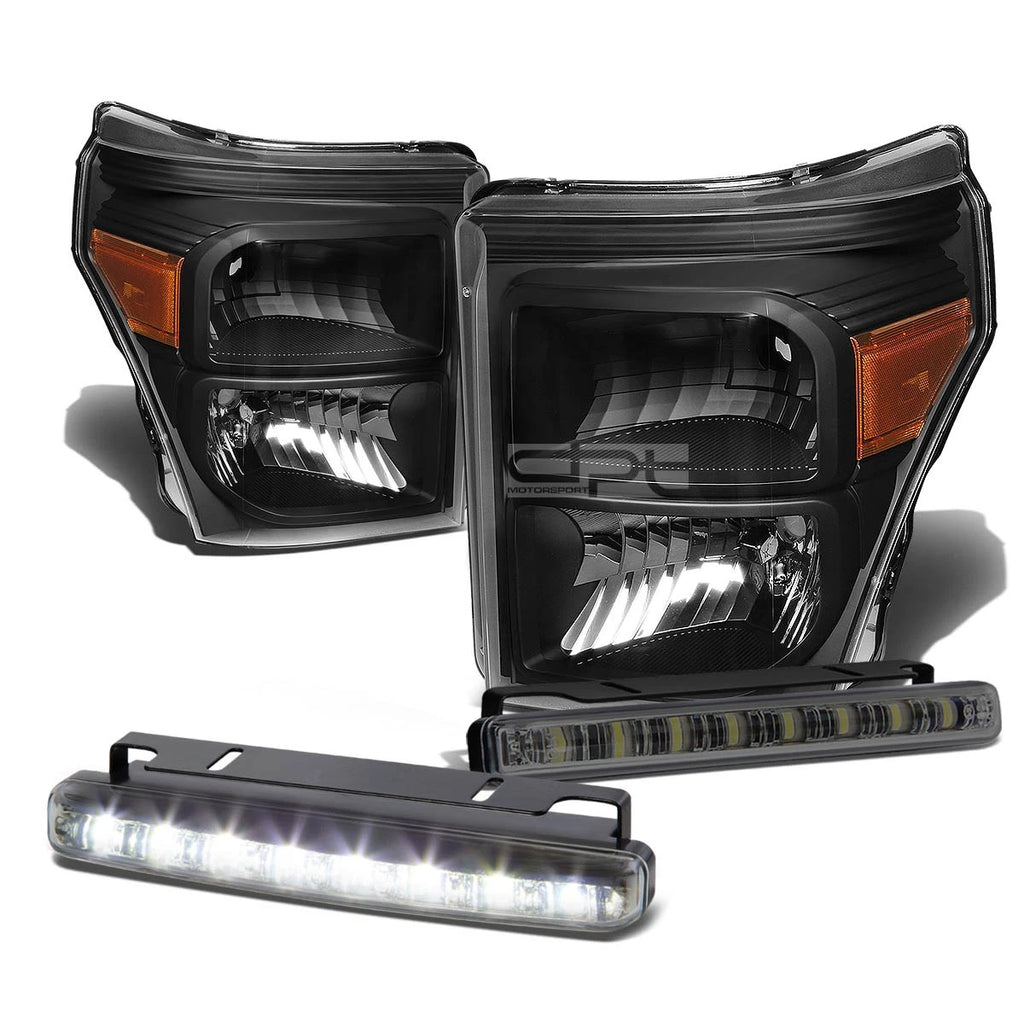 Smoked LED Fog Light Kit for Ford Super Duty (2011–2016)
