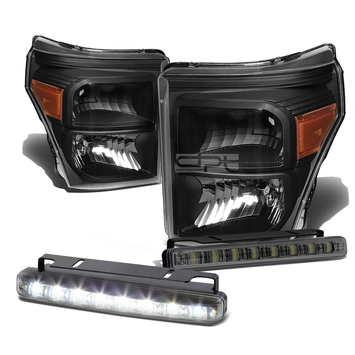 Smoked LED Fog Light Kit for Ford Super Duty (2011–2016)