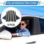 6 Pcs Door Pillar Window Trim for Hyundai Tucson IX35 (2010-2015)