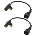 Set of 2 Bosch Rear ABS Wheel Speed Sensors for Audi TT Quattro VW Jetta (–)