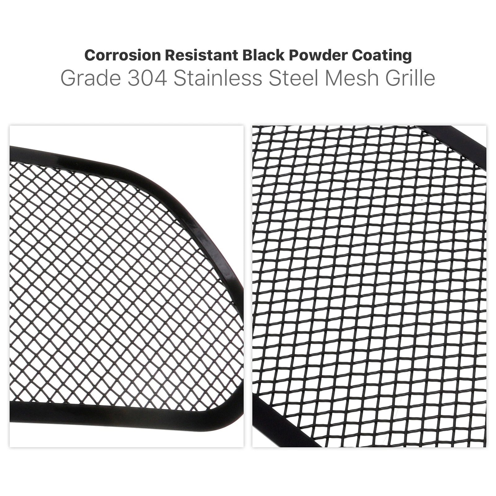 Stainless Black Mesh Grille Insert for Dodge Durango (2014-2020)