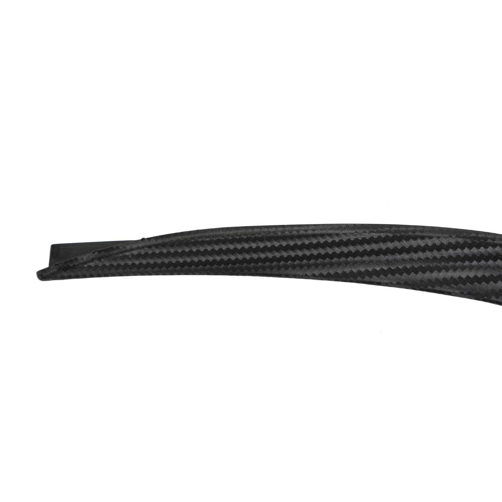Set of 4 Carbon Fiber Style Wheel Arch Protector Trim for Cars