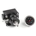 Adjustable Fuel Pressure Regulator Kit with Gauge for Racing (0-100psi)