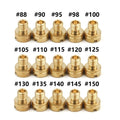 15Pcs Carb Main Jets for Mikuni N100/604 VM22 VM24 VM26 VM30 (#88-150)
