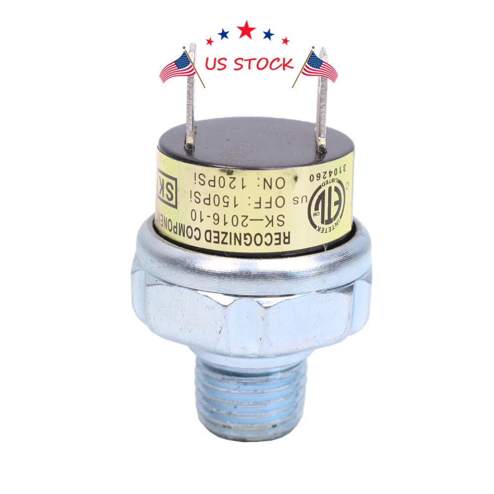 Pressure Switch for Husky Air Compressor (12V, 120-150 PSI)