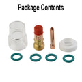 8PCS Gas Lens Glass Cup Kit for WP-17/18/26 (TIG Welding Torch)