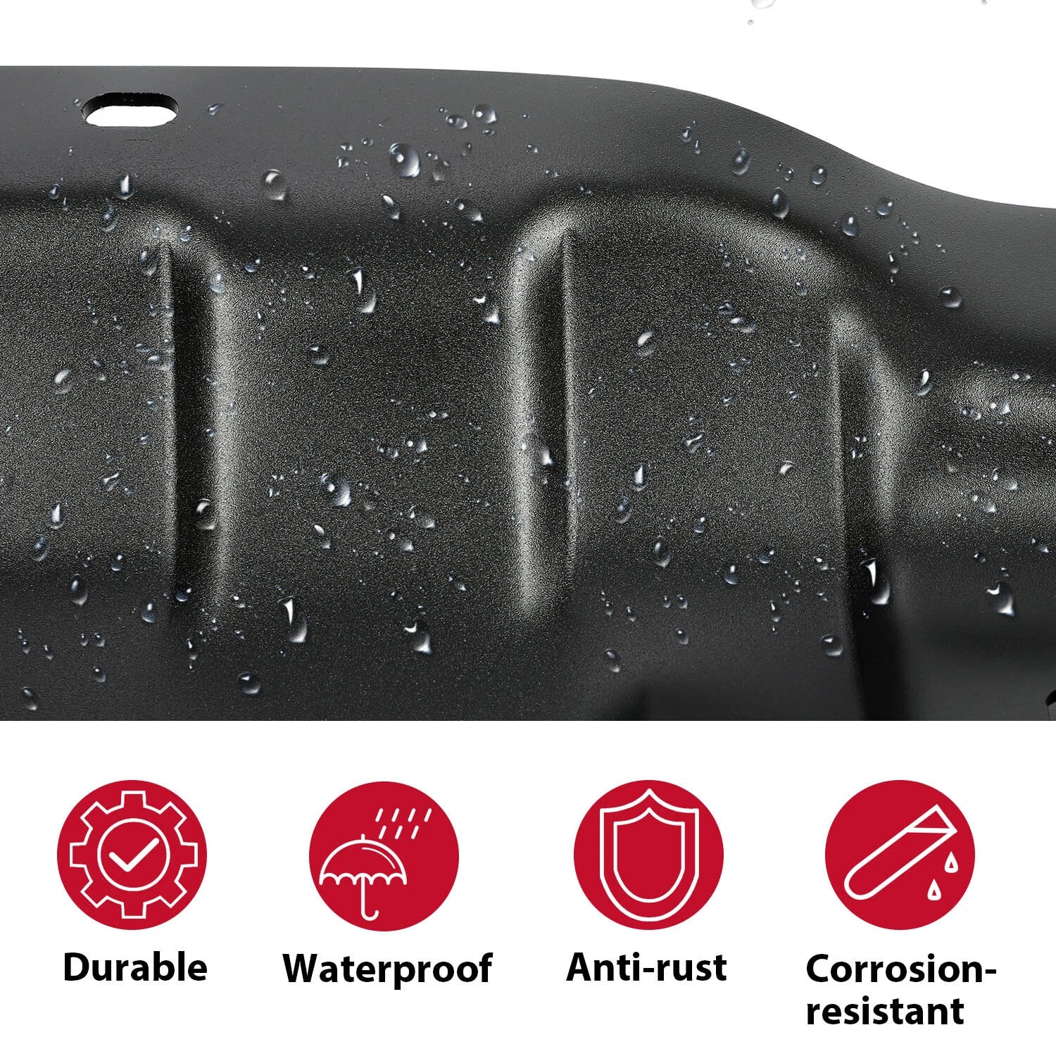 Front Bumper Skid Plate for Jeep Wrangler JK (2007–2018)