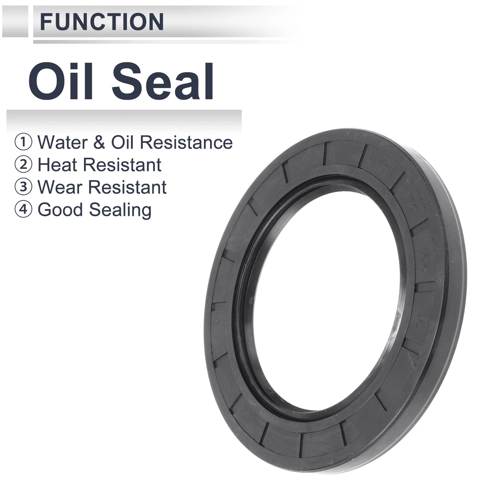 Set of 5 Oil Seal Rotary Shaft Seal for Various Models (70x105x10mm)