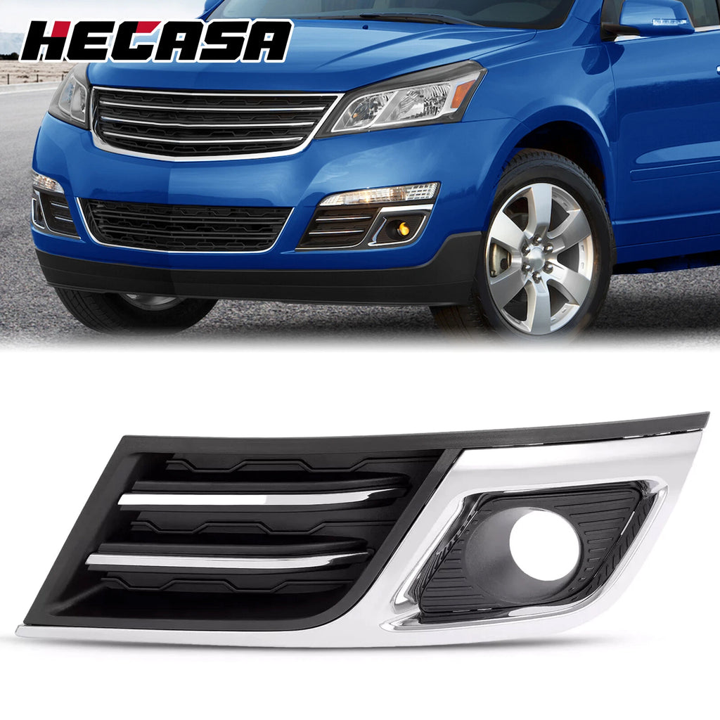 Front Fog Light Bezel Cover Trim for Chevy Traverse (2013–2017)