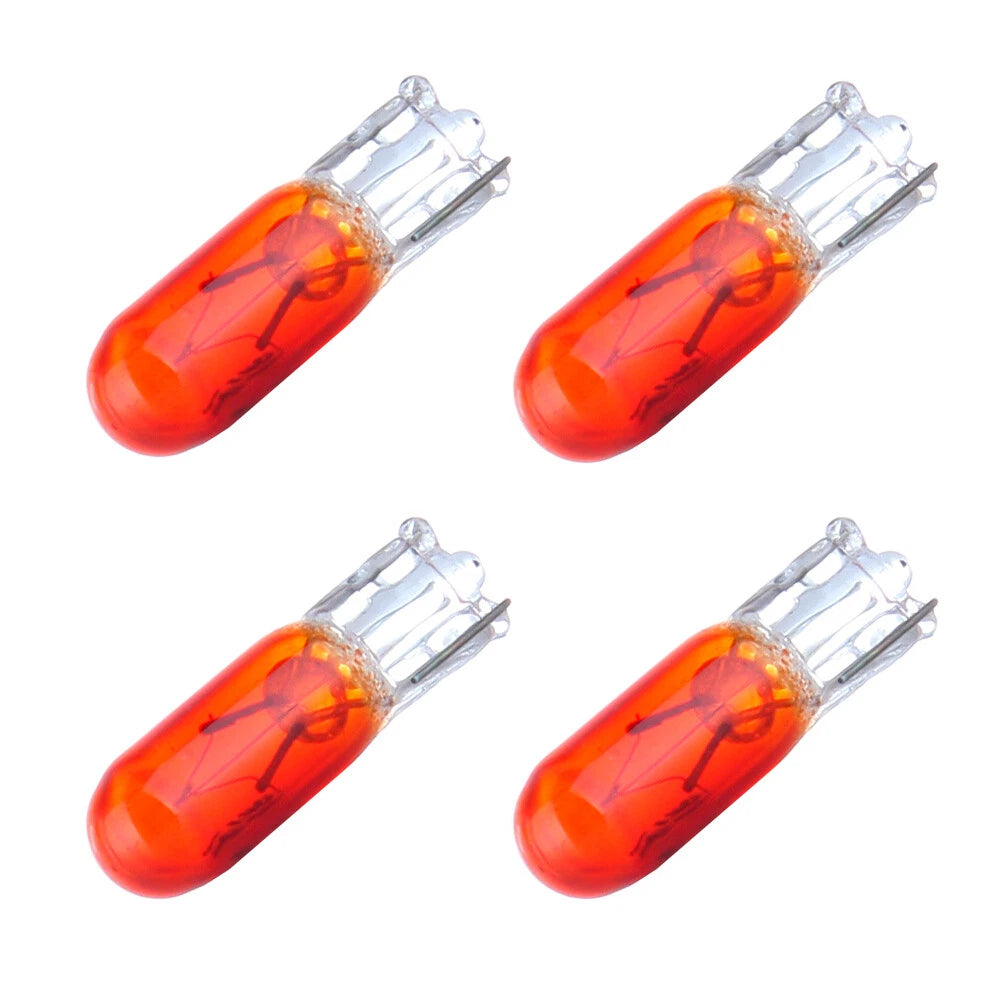 20Pcs T5 Dashboard Cluster Gauge Halogen Bulb Light for Universal Vehicles