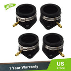 Set of 4 Carburetor Intake Manifold Boots for Kawasaki 1000 LTD Z1 KZ900 KZ1000