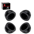 Set of 4 Wheel Center Caps for Yamaha Wolverine 350 YFM350FX/YFM350X (2001–2009)