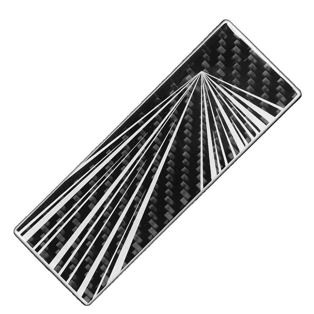 Carbon Black Trunk Emblem Decal for Tesla Model 3 Y (2017-2023)