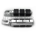 Chrome Aluminum Rubber FootPeg for Harley Breakout FXBR/FXB (2018–2019)