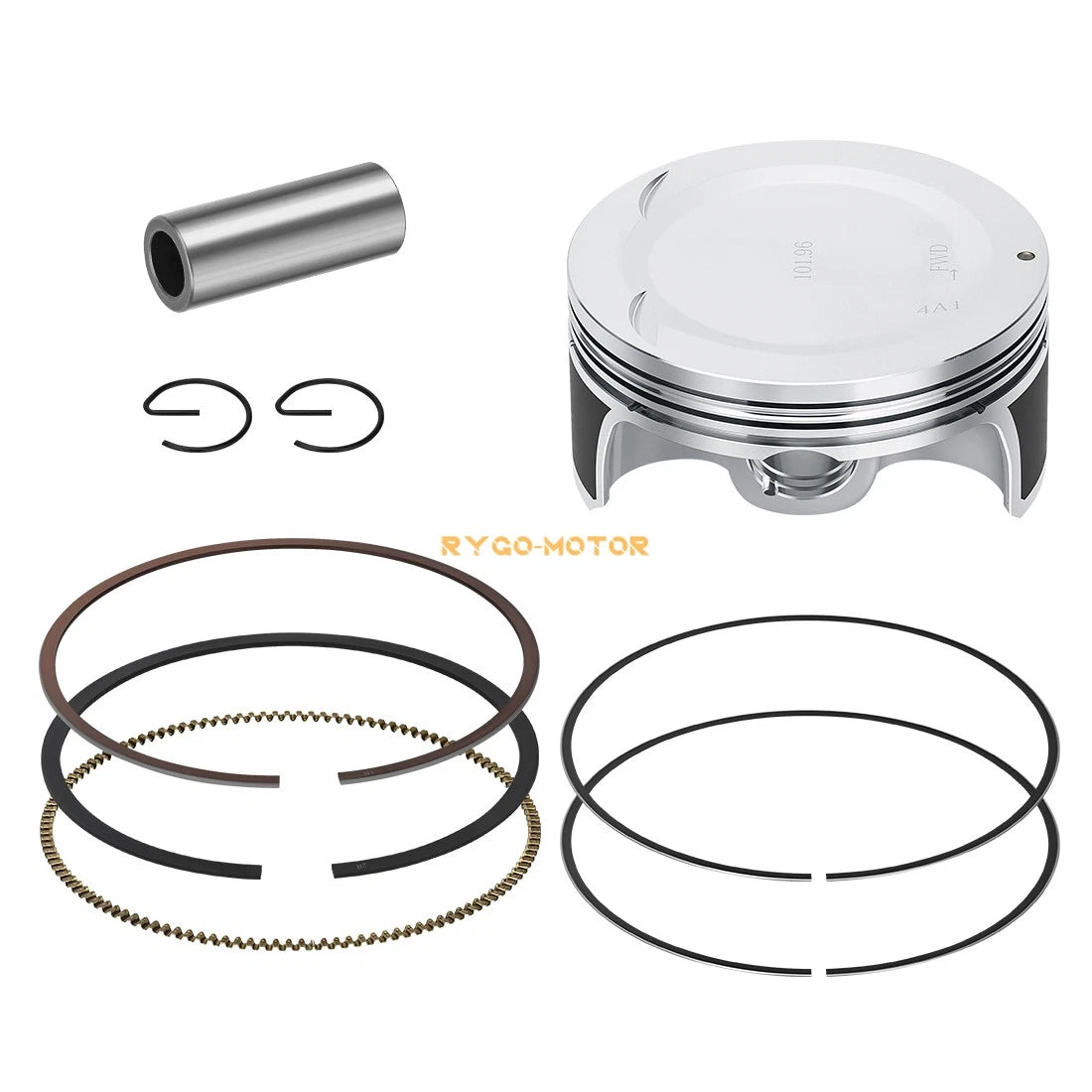 Piston & Ring Pin Kit for Yamaha Raptor 700 700R (2006–2014) 102mm STD