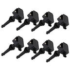 8pcs Ignition Coils for Jaguar XF XJ XK 5.0L V8 (2010–2012) C1787 Black