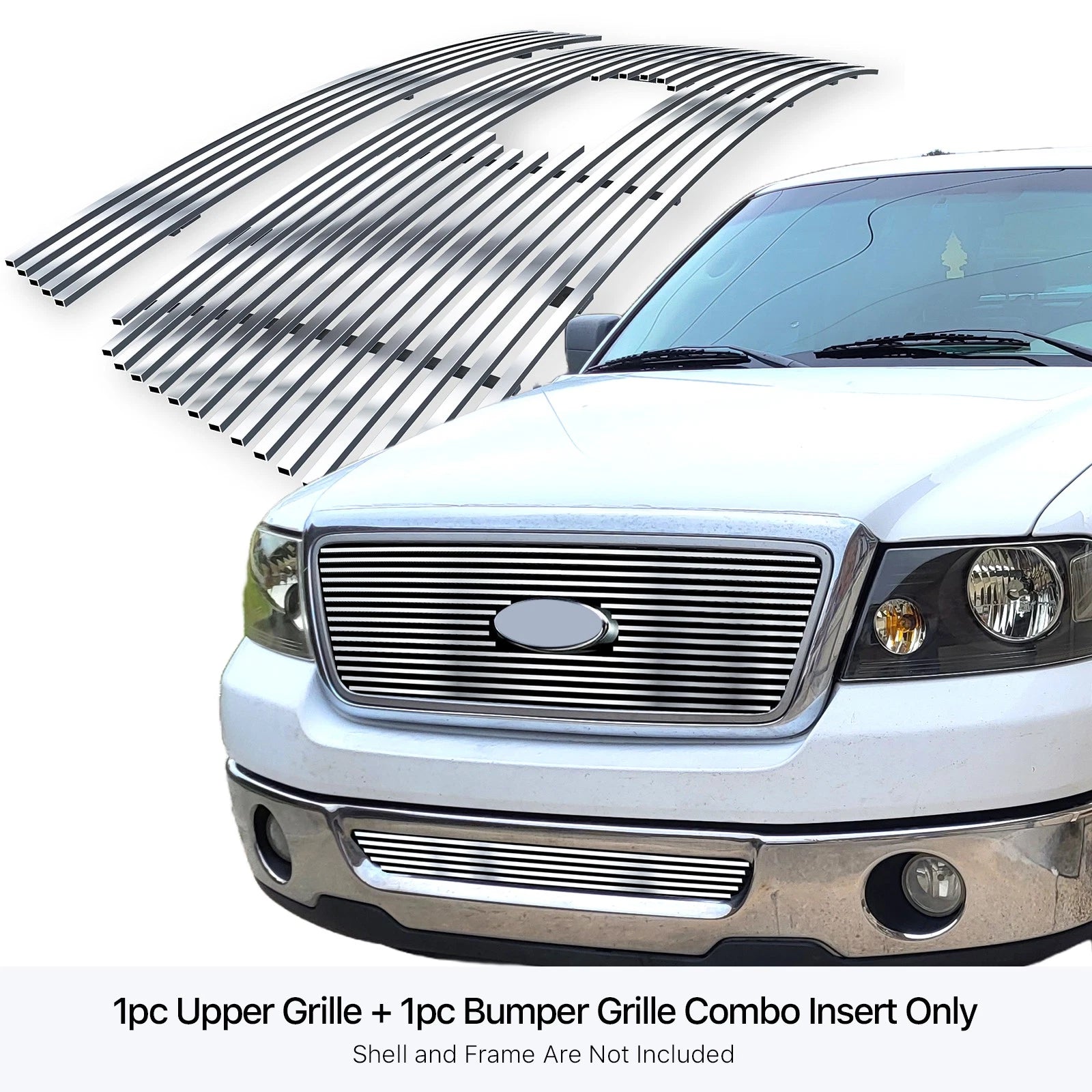Honeycomb Stainless Steel Billet Grille Insert for Ford F-150 (2006–2008)