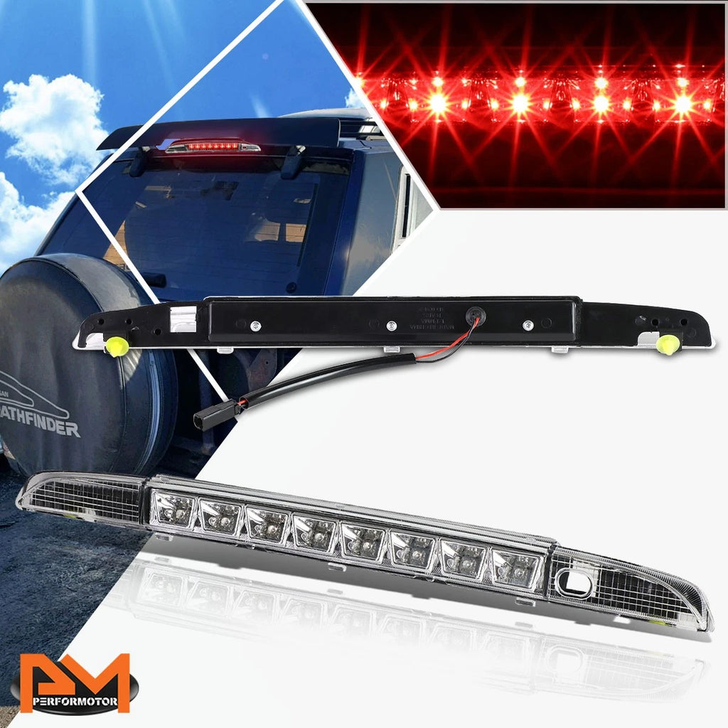 Full LED Third Tail Brake Light for Nissan Pathfinder (1993–1995) Chrome