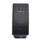 Momentary Rocker Switch 12V/20A 7Pin DPDT Blue LED Light Model