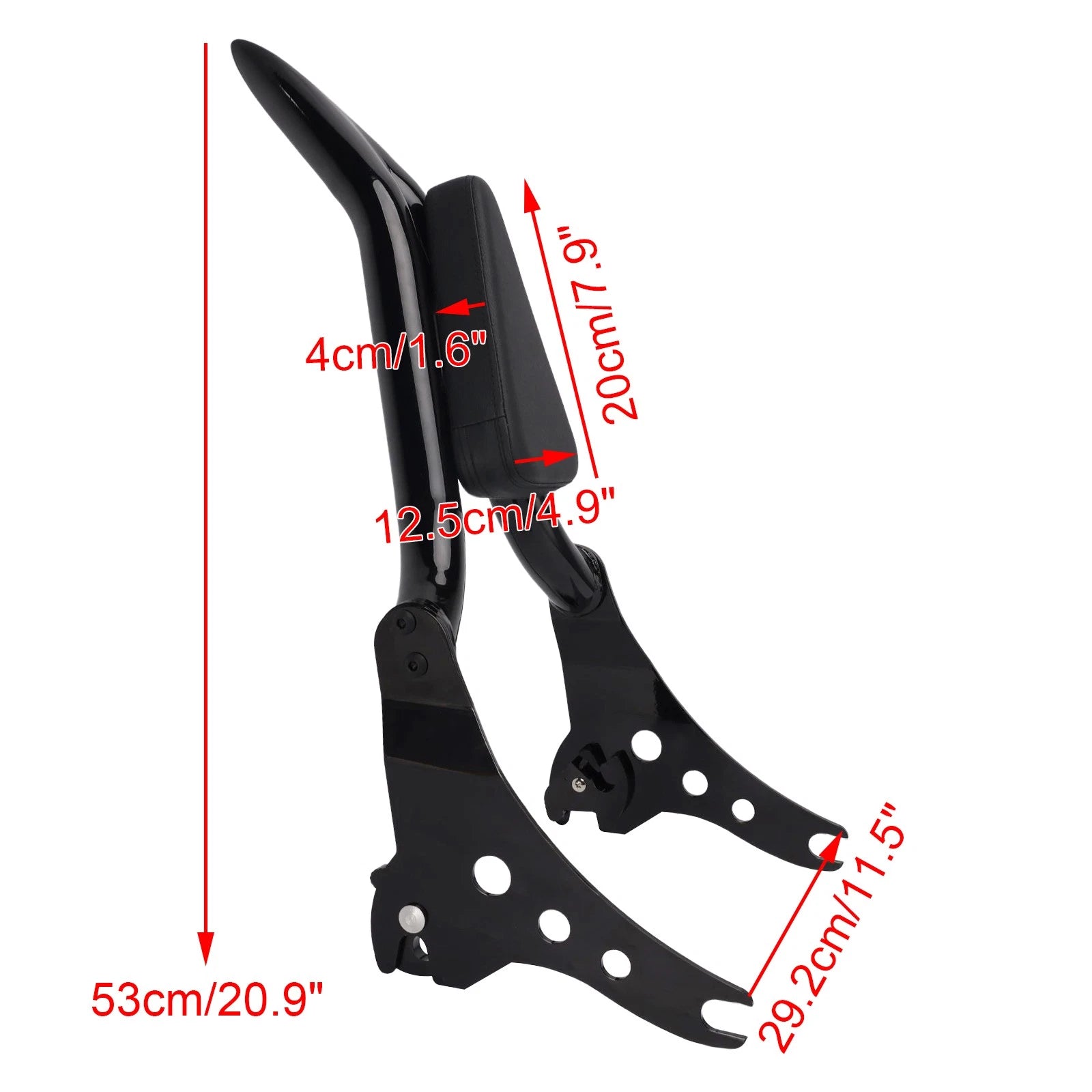 Passenger Sissy Bar Backrest for FXBB 107, FXBBS 114 (2018–2024)