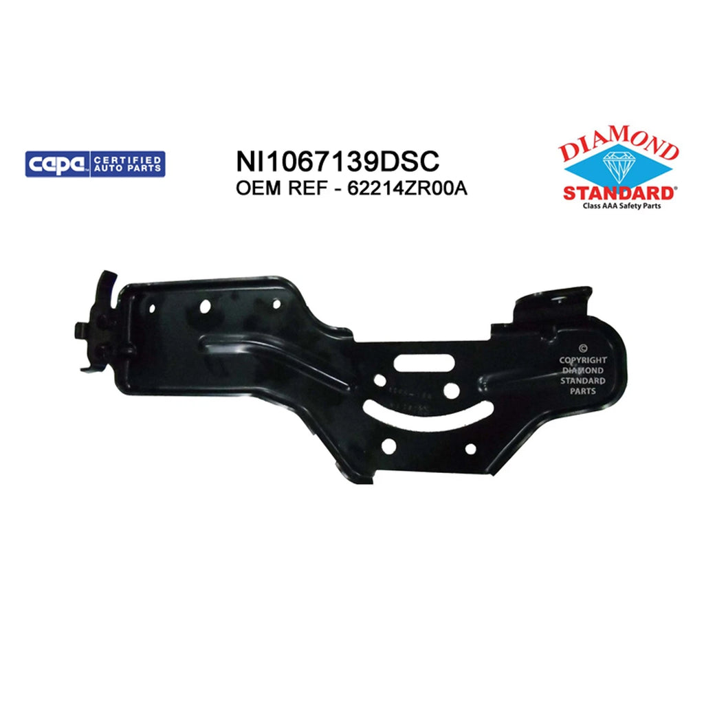 Replacement Steel Front Passenger Side Bumper Mounting Bracket