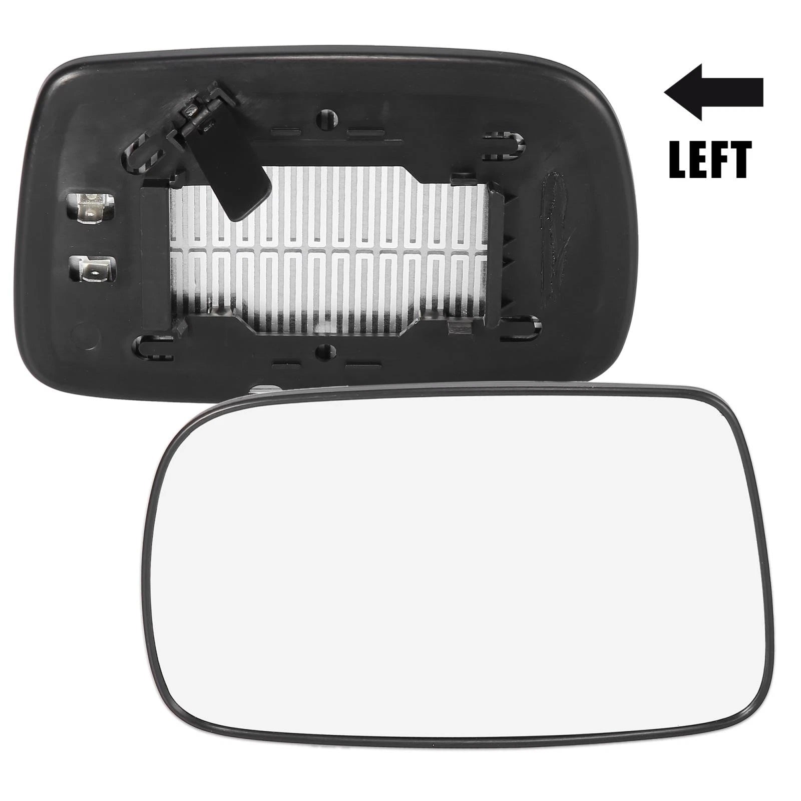 Left Side Heated Mirror Glass with Backing Plate 87909-02181 for Toyota Corolla 